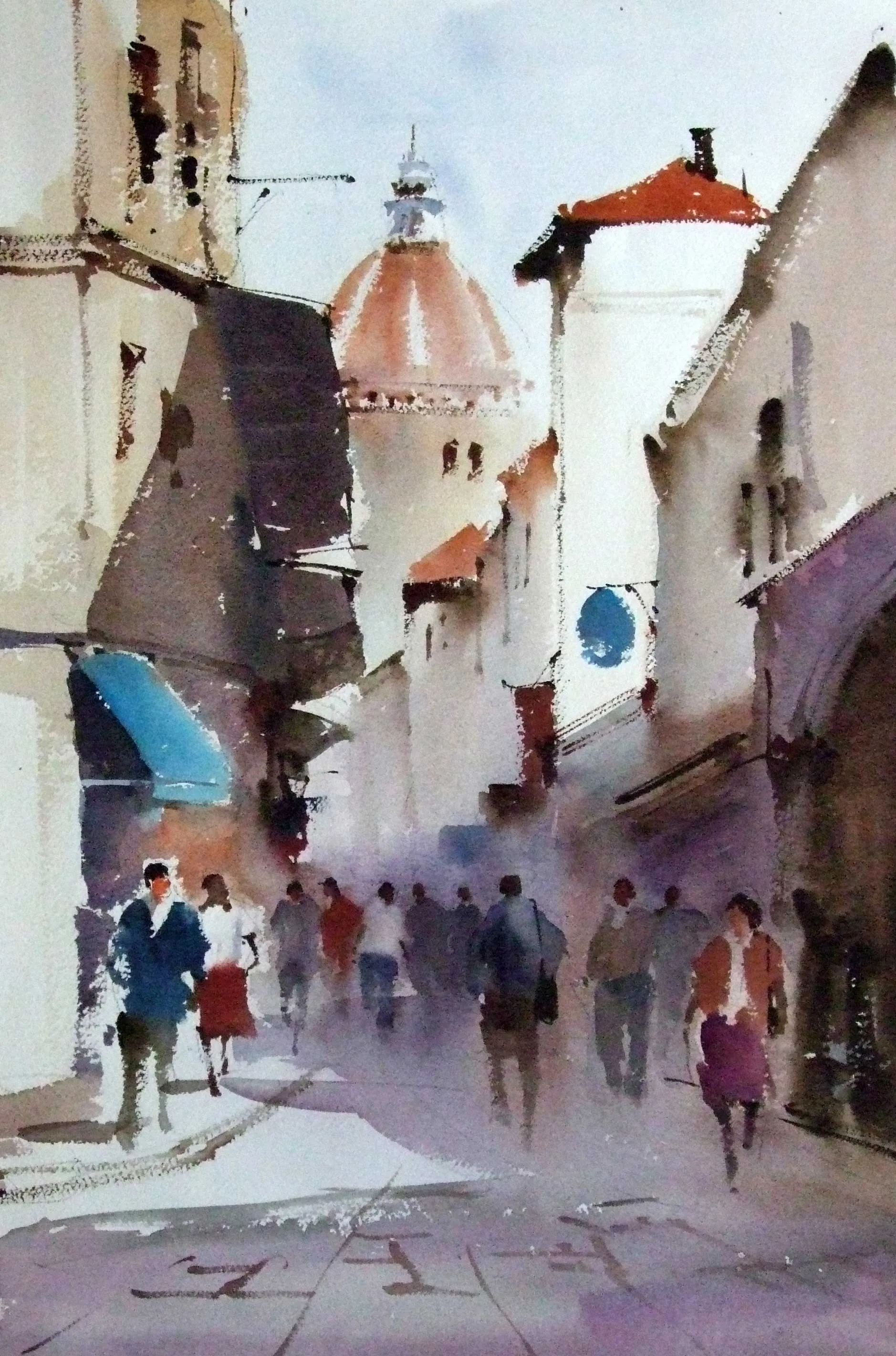 Untitled #37 — watercolor by Qian Gao