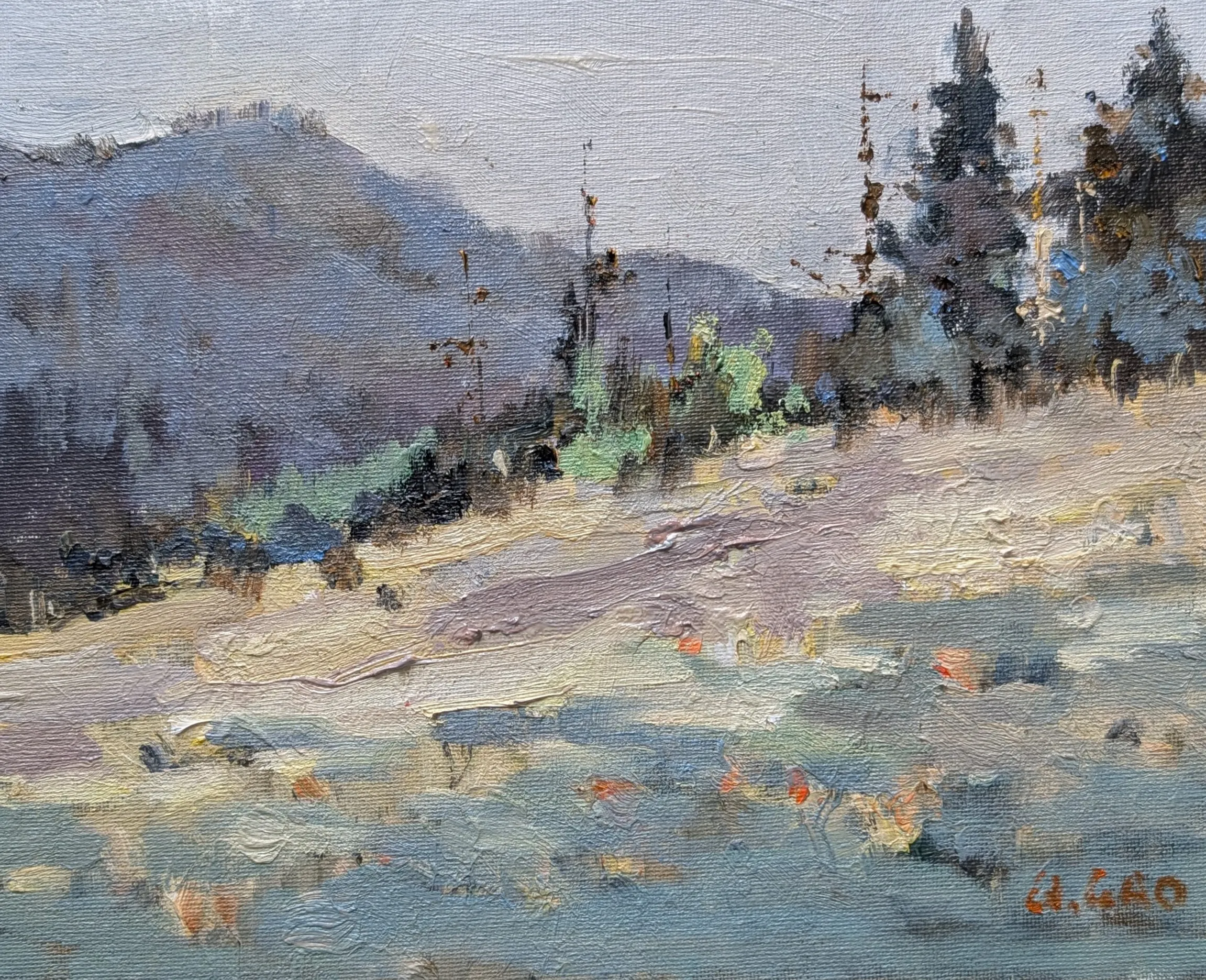 Changed season — oil painting by Qian Gao
