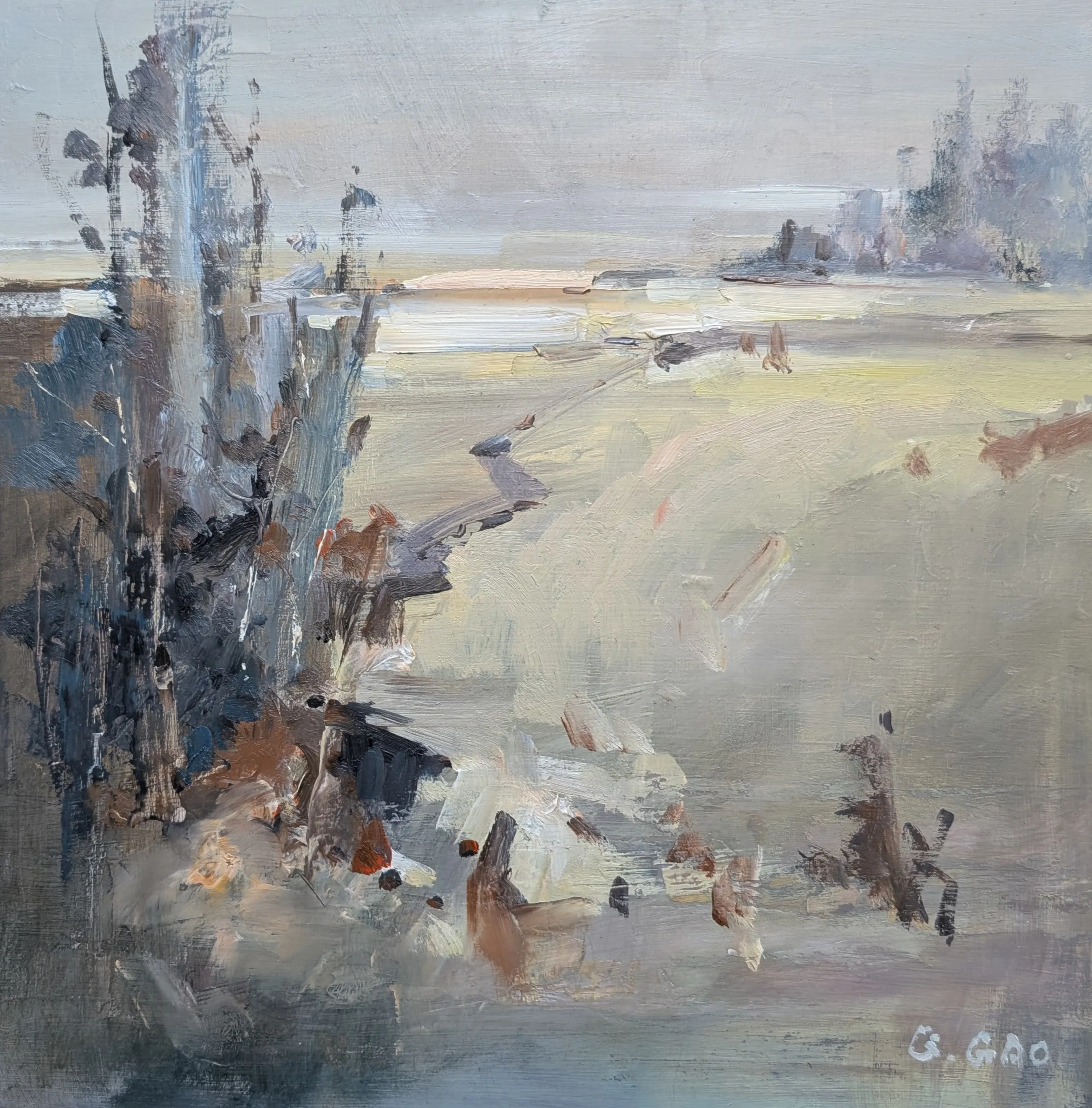 Extension — oil painting by Qian Gao