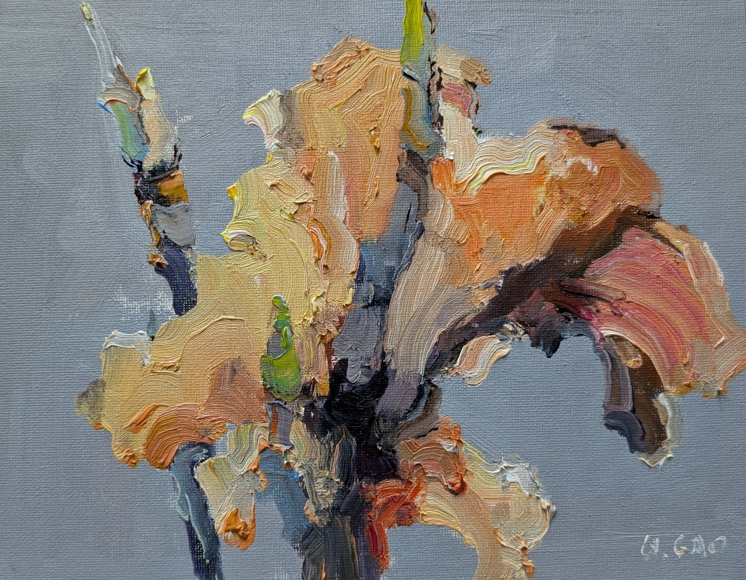 Flower #1 — oil painting by Qian Gao