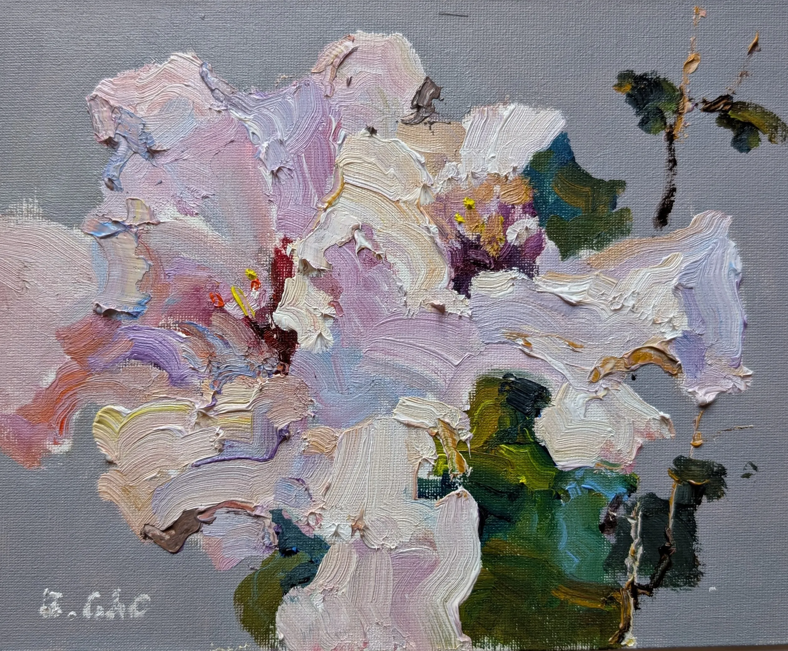 Flower #4 — oil painting by Qian Gao