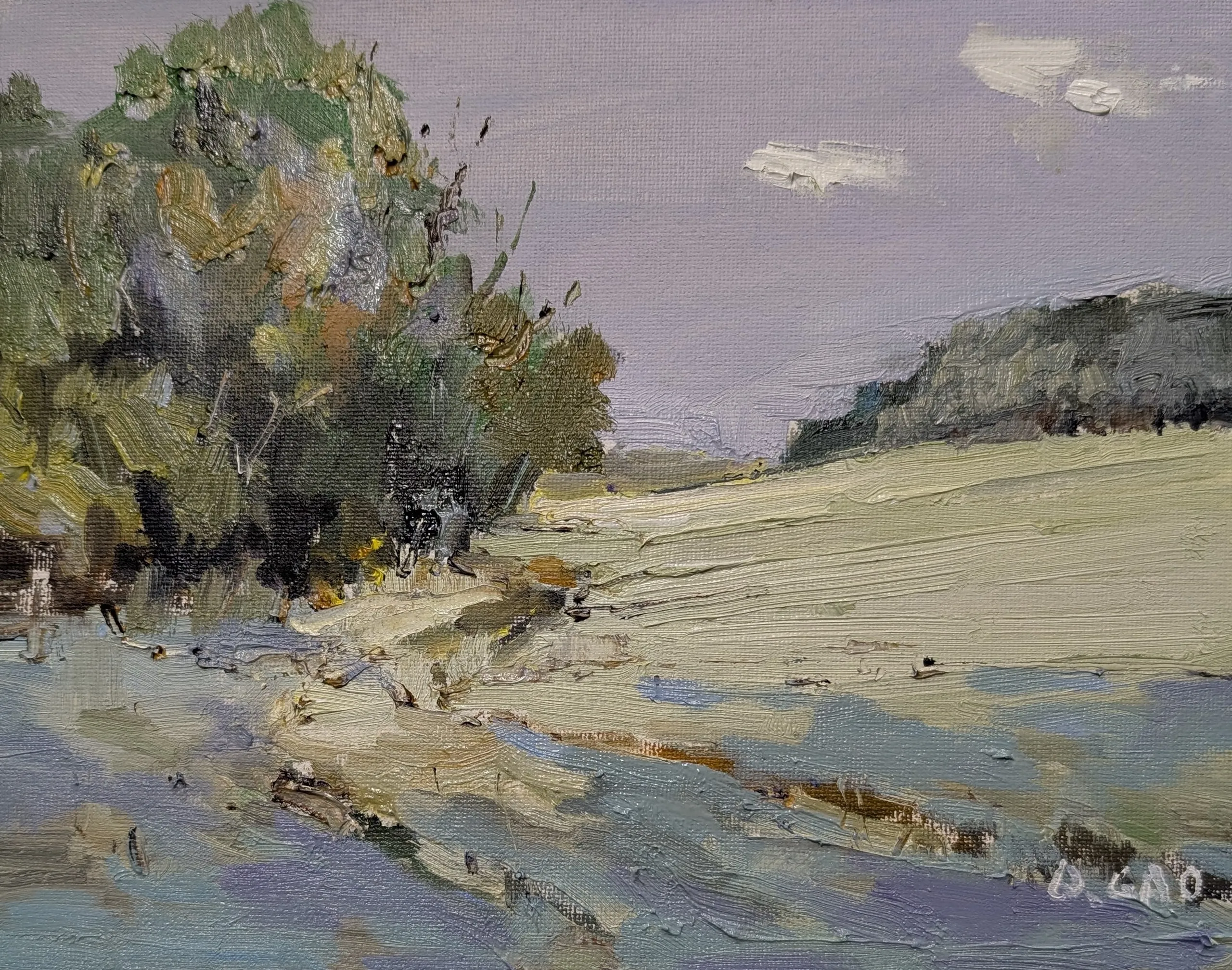 Turning point — oil painting by Qian Gao