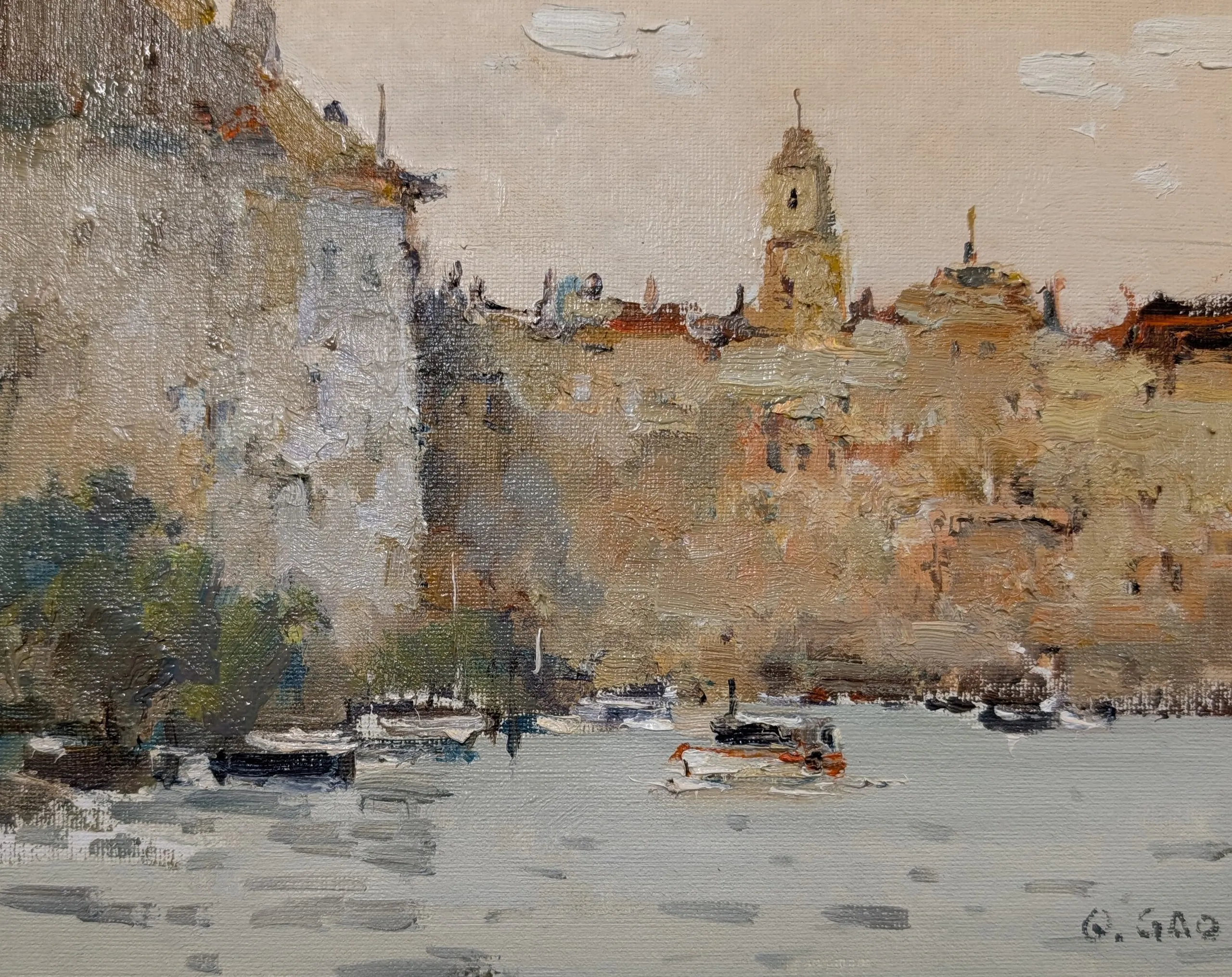 Venice impression — oil painting by Qian Gao